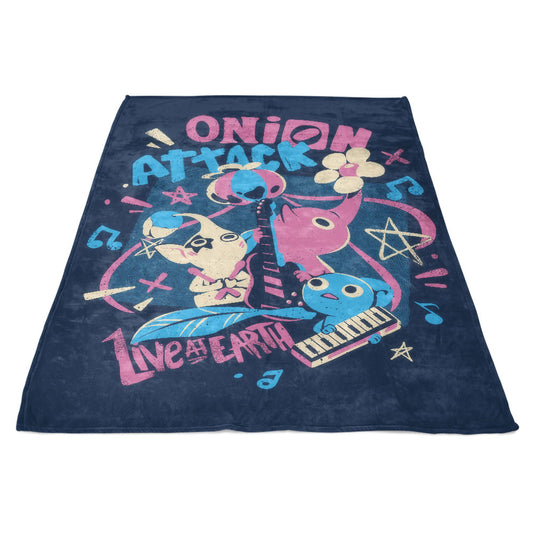 Onion Attack - Fleece Blanket