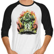 Oogie Balrog - 3/4 Sleeve Raglan T-Shirt