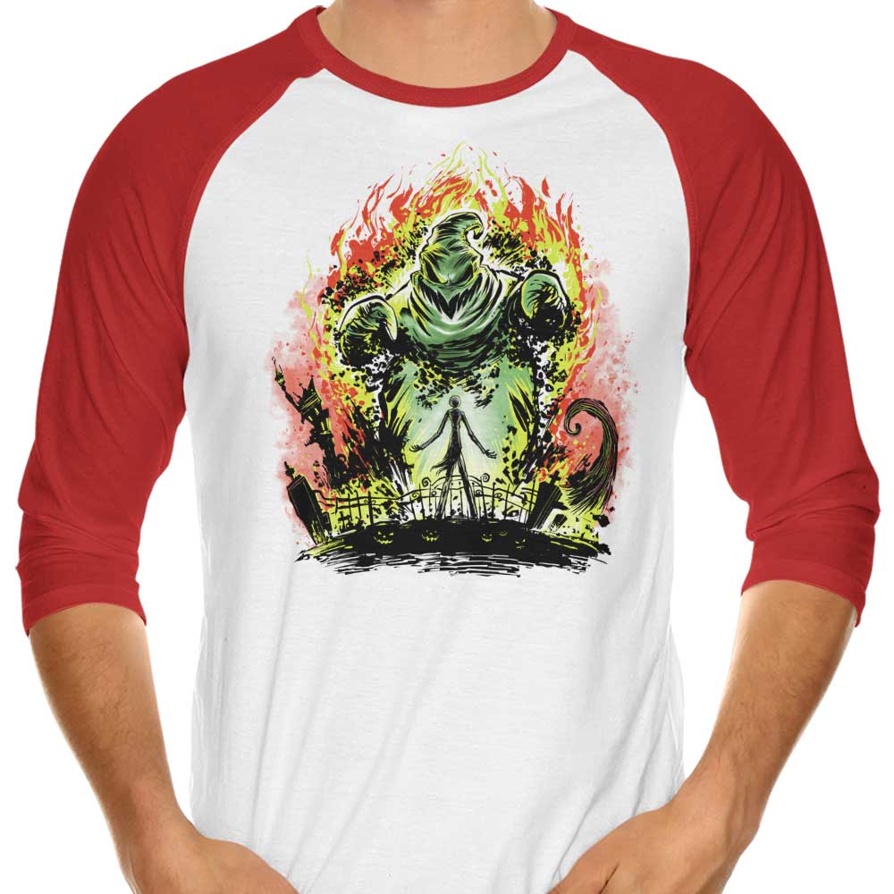 Oogie Balrog - 3/4 Sleeve Raglan T-Shirt