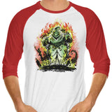 Oogie Balrog - 3/4 Sleeve Raglan T-Shirt