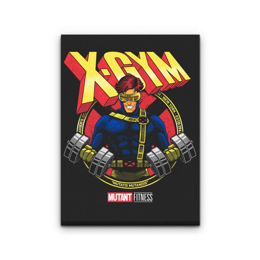 Optic X-Gym - Canvas Print