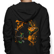 Orange Partying Ninja - Hoodie