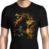 Orange Partying Ninja - Men's Apparel