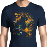 Orange Partying Ninja - Men's Apparel