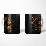 Orange Partying Ninja - Mug
