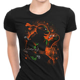 Orange Partying Ninja - Women's Apparel