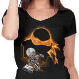 Orange Rush - Women's V-Neck