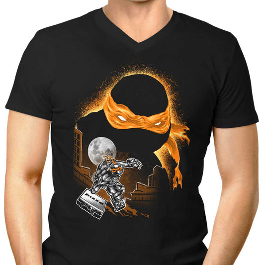 Orange Rush - Men's V-Neck