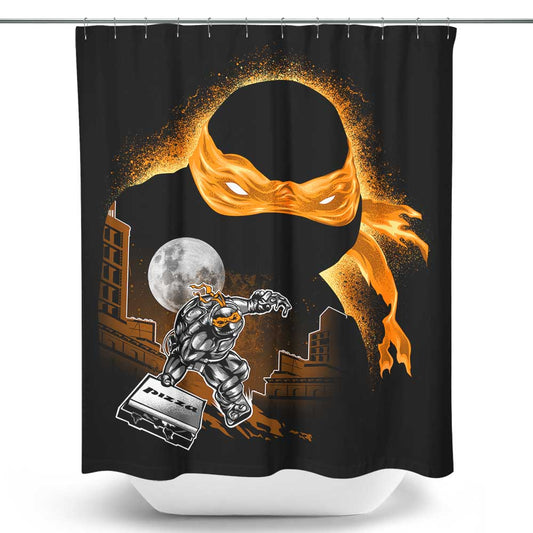 Orange Rush - Shower Curtain