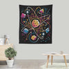 Orbital Atomic Dice - Wall Tapestry
