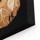 Paleontology Balance - Canvas Print