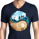 Paleontology Balance - Men's V-Neck