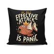 Panic Attack - Throw Pillow