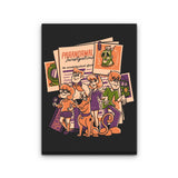 Paranormal Investigation - Canvas Print