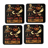 Party Like It's Halloween - Coasters