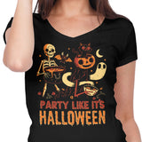 Party Like It's Halloween - Women's V-Neck