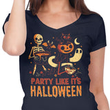 Party Like It's Halloween - Women's V-Neck