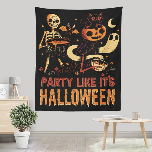 Party Like It's Halloween - Wall Tapestry