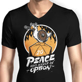 Peace Was Never an Option - Men's V-Neck