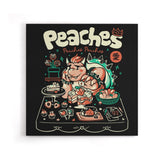 Peach Picnic - Canvas Print