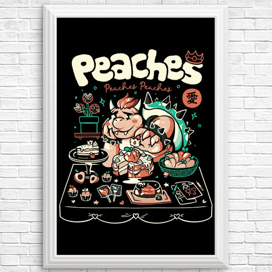 Peach Picnic - Posters & Prints