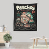 Peach Picnic - Wall Tapestry