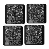 Philly Icons (Black) - Coasters