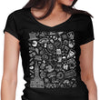 Philly Icons (Black) - Women's V-Neck