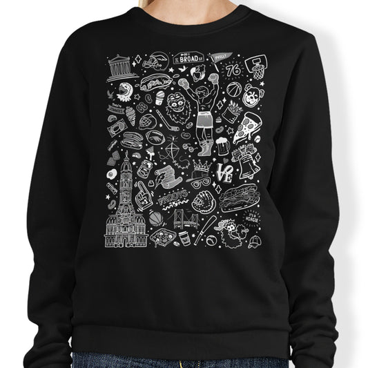 Philly Icons (Black) - Sweatshirt