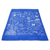 Philly Icons (Blue) - Fleece Blanket