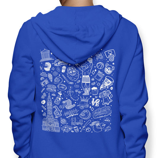 Philly Icons (Blue) - Hoodie