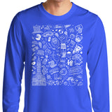 Philly Icons (Blue) - Long Sleeve T-Shirt