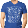 Philly Icons (Blue) - Men's V-Neck