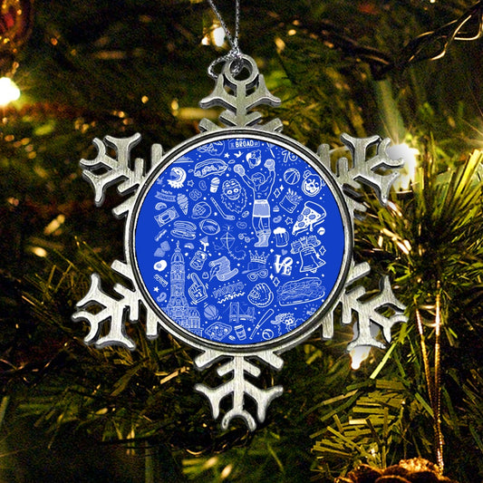 Philly Icons (Blue) - Ornament