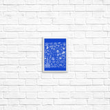 Philly Icons (Blue) - Posters & Prints