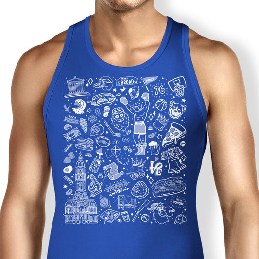 Philly Icons (Blue) - Tank Top