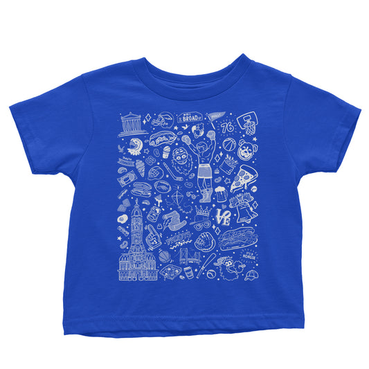 Philly Icons (Blue) - Youth Apparel
