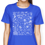 Philly Icons (Blue) - Women's Apparel