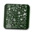 Philly Icons (Dark Green) - Coasters