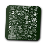 Philly Icons (Dark Green) - Coasters
