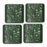 Philly Icons (Dark Green) - Coasters