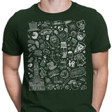 Philly Icons (Dark Green) - Men's Apparel