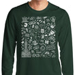 Philly Icons (Dark Green) - Long Sleeve T-Shirt