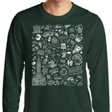 Philly Icons (Dark Green) - Long Sleeve T-Shirt