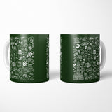 Philly Icons (Dark Green) - Mug