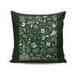 Philly Icons (Dark Green) - Throw Pillow