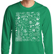 Philly Icons (Green) - Long Sleeve T-Shirt