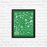 Philly Icons (Green) - Posters & Prints