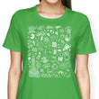 Philly Icons (Green) - Women's Apparel