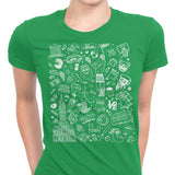 Philly Icons (Green) - Women's Apparel